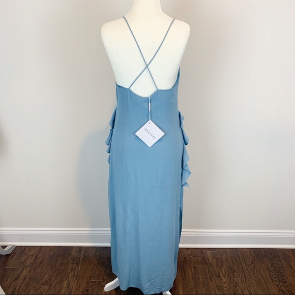 NEW Elliatt Blue Maxi Dress - Picture 5 of 6